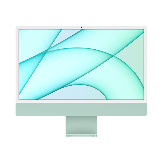 iMac 4.5K 24″ Green (M1 CPU 8-Core, GPU 8-Core, 8GB, 512GB)