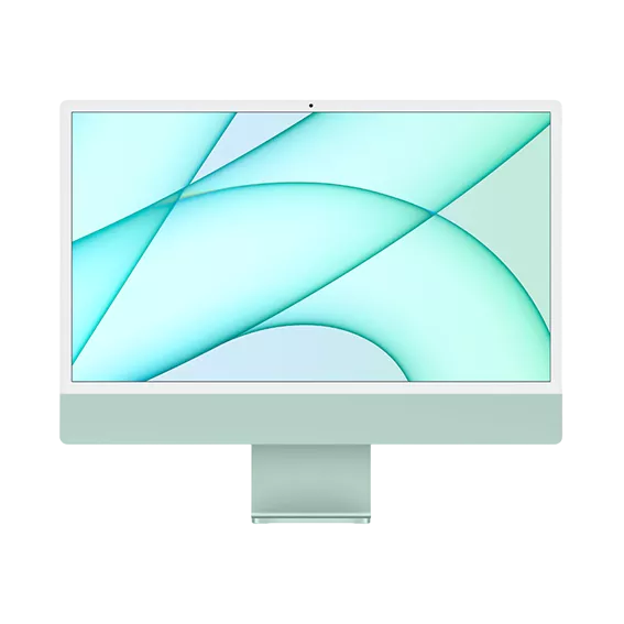 iMac 4.5K 24″ Green (M1 CPU 8-Core, GPU 8-Core, 8GB, 512GB)